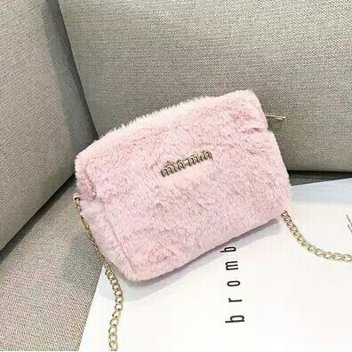 Abraar Kadabra Tas selempang wanita lucu Bahan bulu michele Tas Import Slingbag Terbaru AR33T