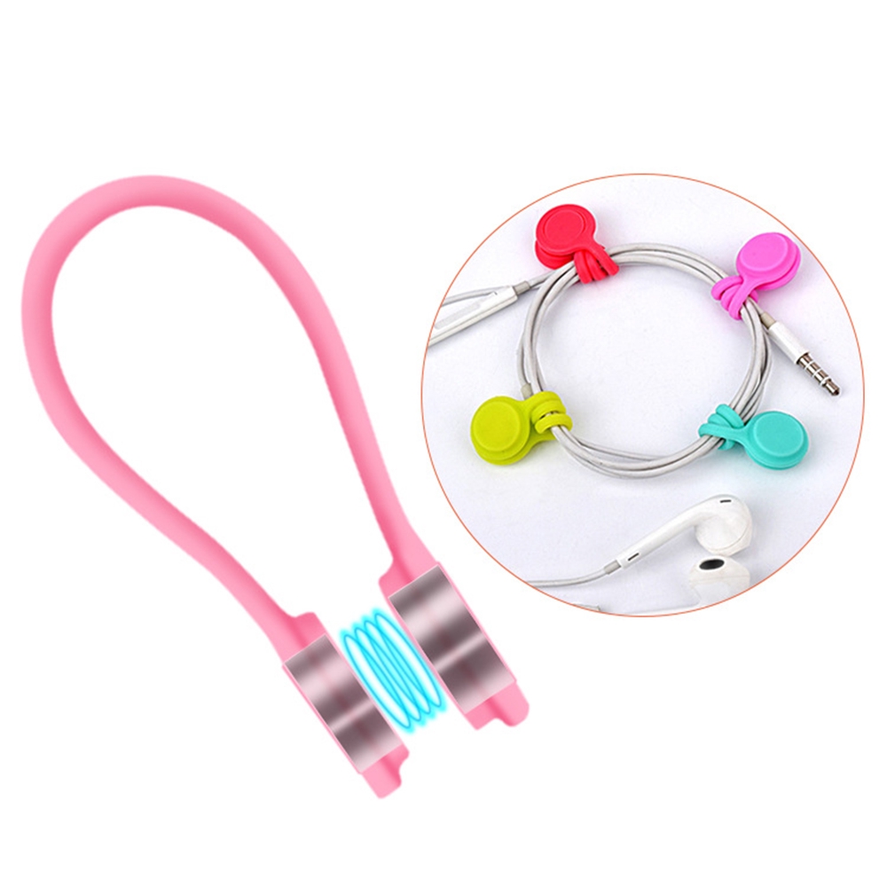 3pcs Multifunction Magnet Earphone Cord Winder Cute Cable Holder Organizer Clips