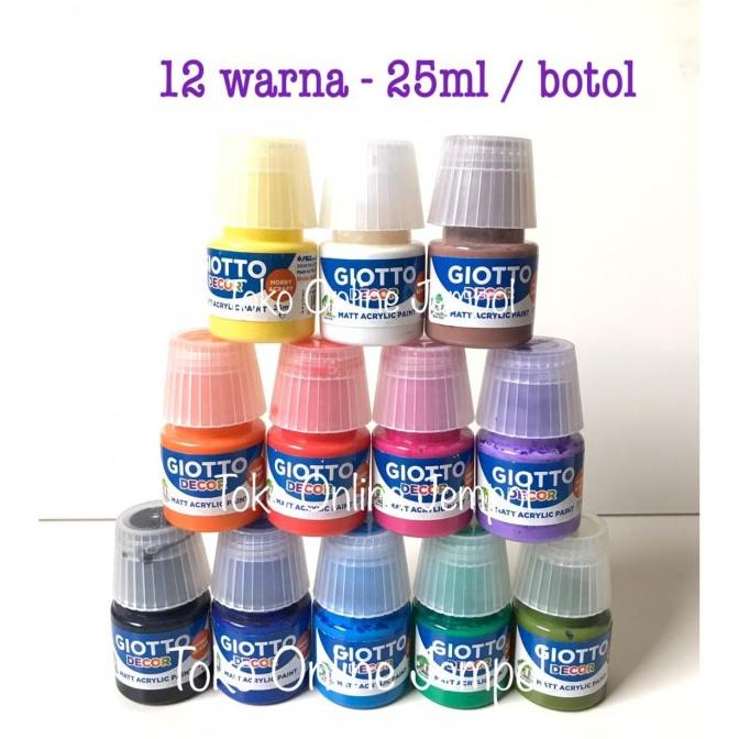 

Atk0660Gt 25Ml X 12 Warna Giotto Dcor Acrylic 530600 Akrilik