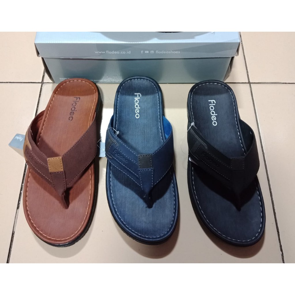  Fladeo Shoes  Mens MDS 132 Sandal Jepit Pria Sendal Cowok 