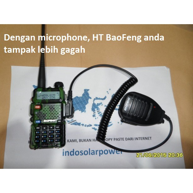 Microphone HT Handy Walkie Talkie BAOFENG BF UV - 5R / 888-S