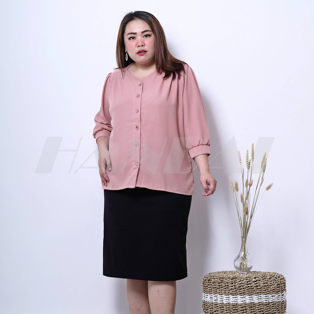 Hanbai - Nancy Blouse Jumbo-DUSTYPINK