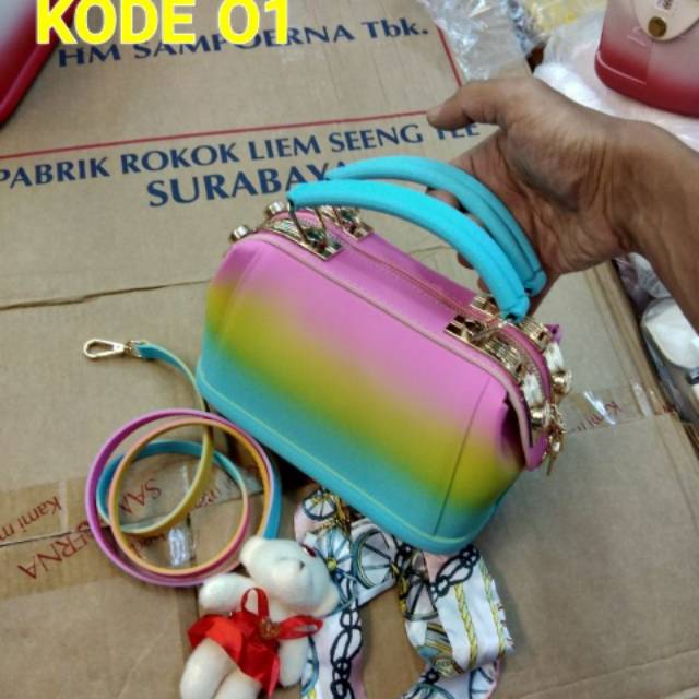 FURLA DOKTOR JELLY  TAS SELEMPAN jellymatte doctor
