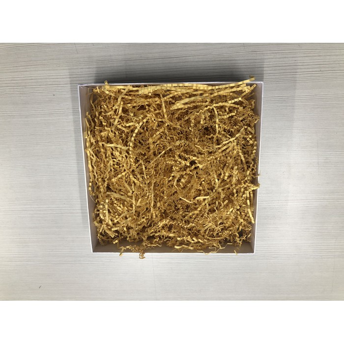 

Shredded paper / plasma yellow gold crinkle cut 200 gr / kuning emas
