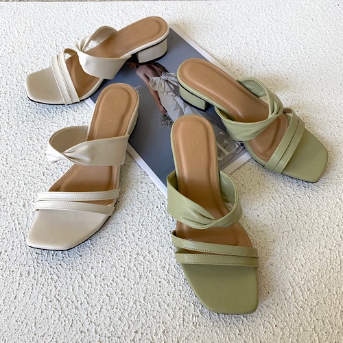 DUSHI Julian heels - Sandal hak tahu wanita 4cm