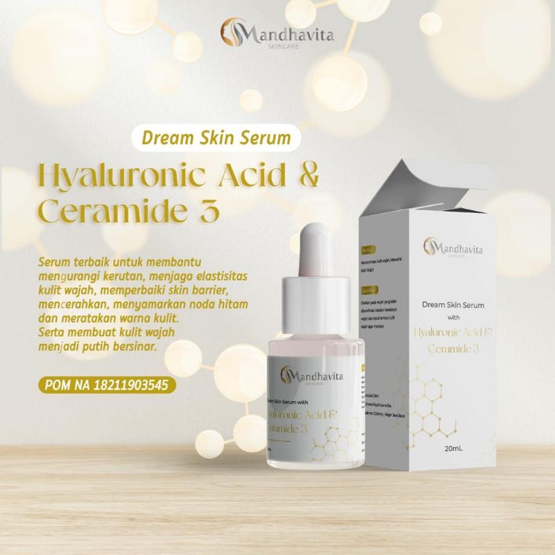 Dream Skin Serum Hyaluronic Acid & Ceramide Mandhavita