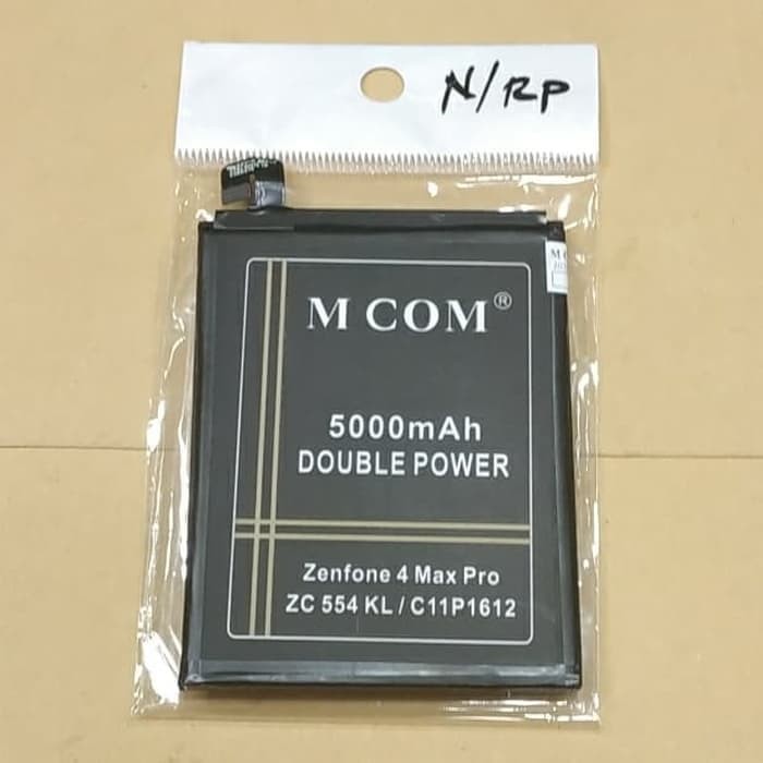 Battery Batre Baterai Double Power Mcom Asus Zenfone 3 Zoom S ZE553KL Z01HDA Z01HD C11P1612