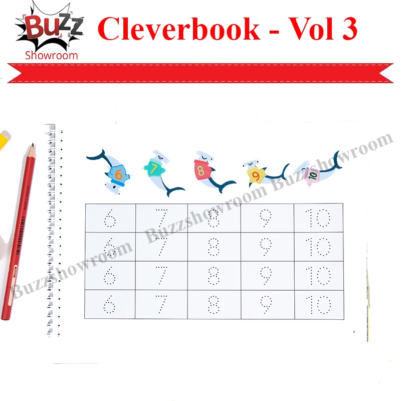 Buku Edukasi Anak Bayi Cleverbook Vol 3 36-48 bulan Cleverkins Inggris