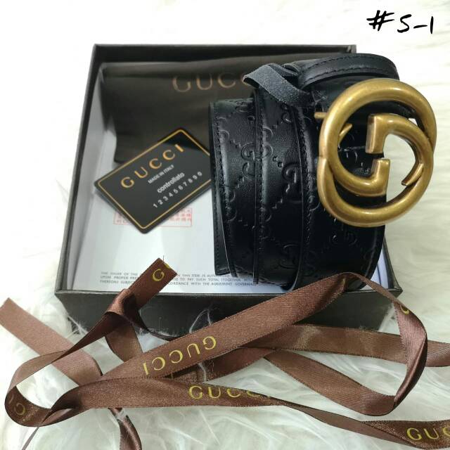 Tali pinggang gucci premium import