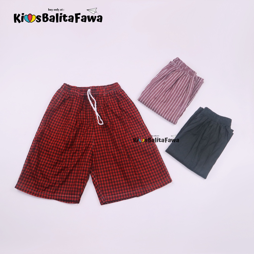 Celana Hawai Pria fit XXL / Motif Kotak Sarung Pria Harian Pants Harian Big Size Boxer Pendek Jumbo