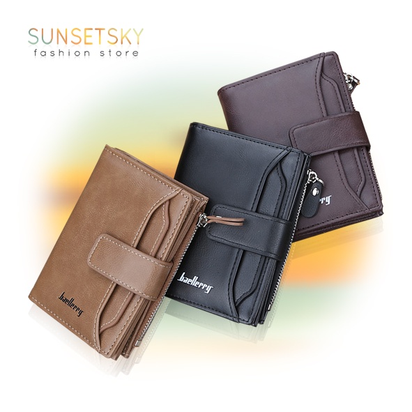 Dompet Baellerry Dompet Lipat Pria Wanita - L14 / D3218 ▪️ sunsetsky.co