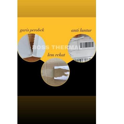 

Top Produk.. kertas stiker label thermal lipat 100x150 barcode A6