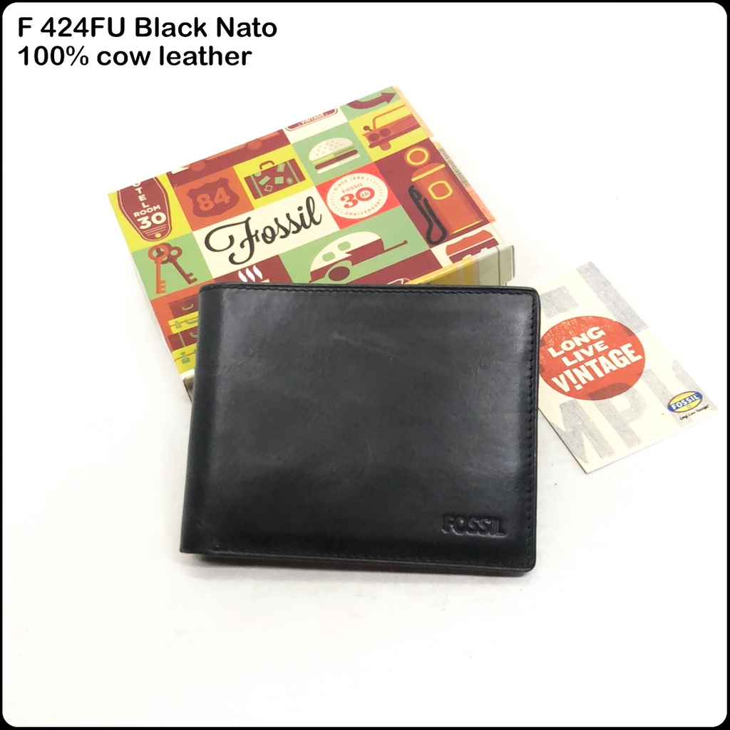 dompet pria 424FU premium quality kulit sapi asli dompet kulit dompet cowok murah
