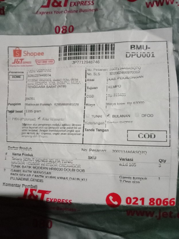 Terlaris Batik Tunik Termurah Top 1 Di Shopee Original No Kw