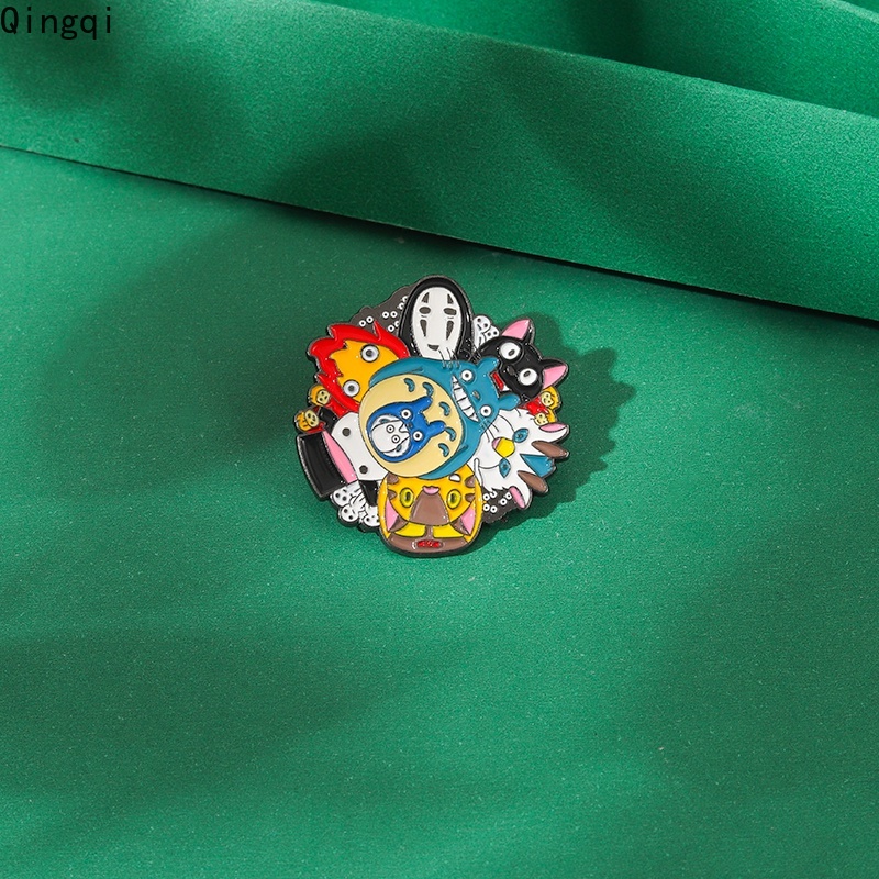 Bros Pin Enamel Karakter Anime Faceless Male My Neighbor Totoro Untuk Koleksi Anak