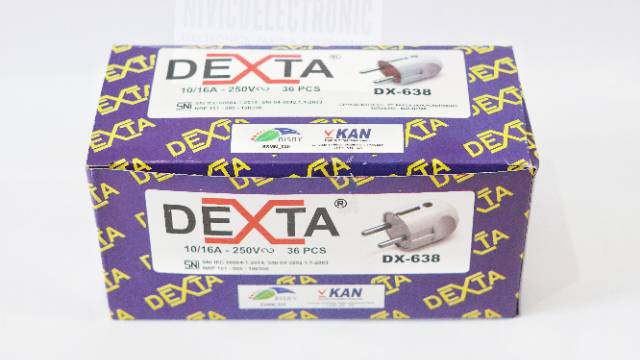 Steker bulat DEXTA DX 638