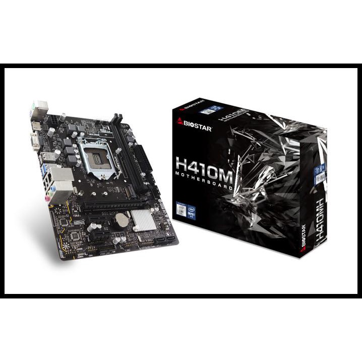 Motherboard Biostar H410Mh ( Lga1200 / H410 / Ddr4 ) Termurah