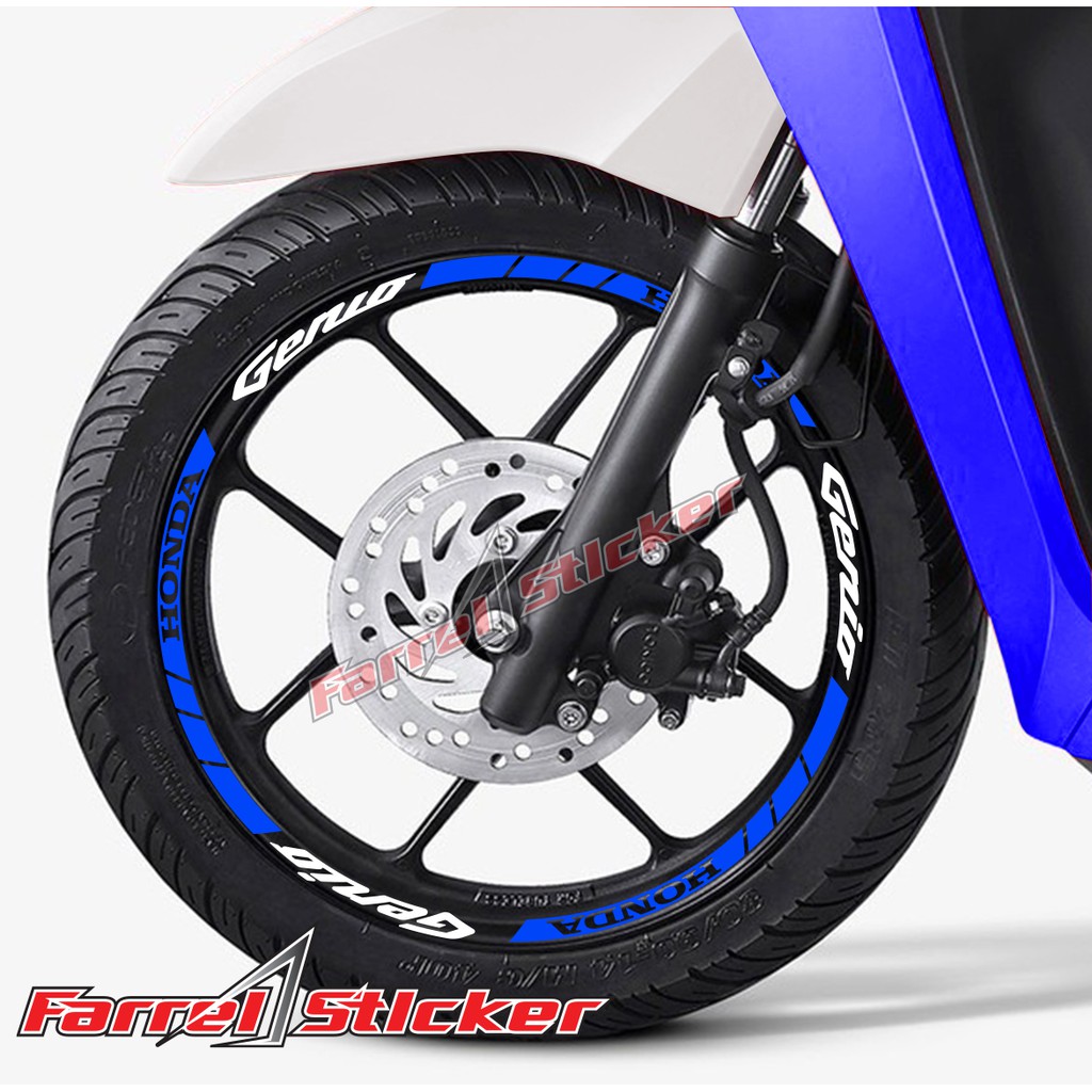 stiker velg sticker velk honda GENIO