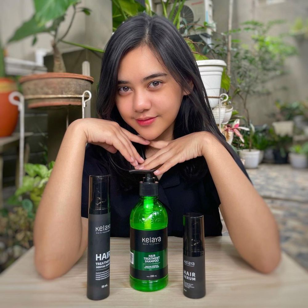 MARKETBIX Shampoo Kelaya Hair Treatment Shampo Anti Rontok Penumbuh Rambut 100% Alami BPOM