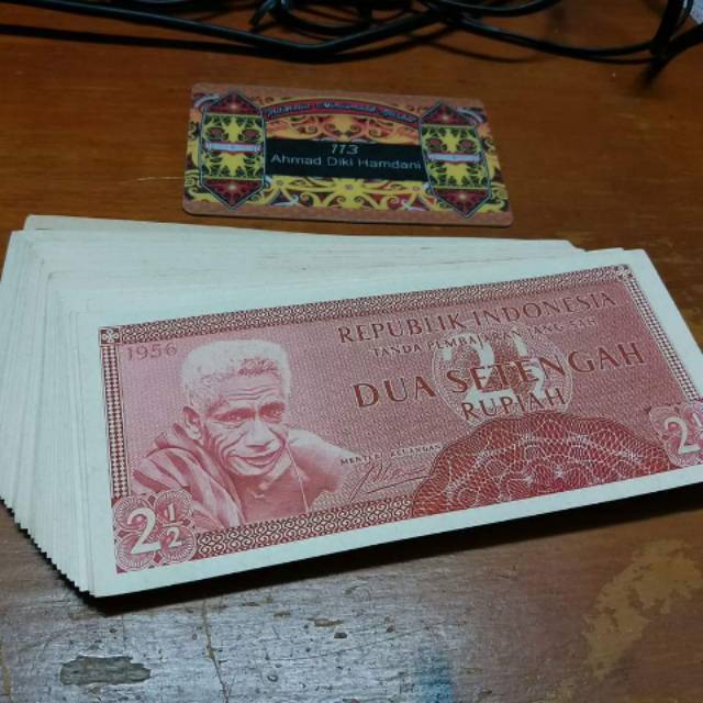 Uang Kuno 2 1/2 Suku Bangsa