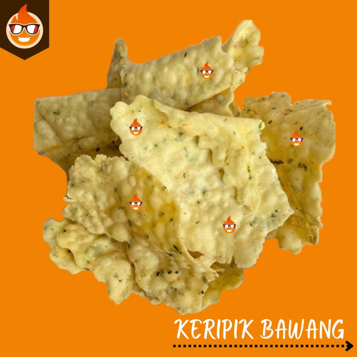 

Keripik bawang / Keripik pangsit / Cemilan murah / Jajan snack