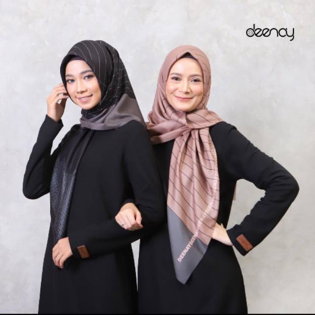 deenay scarves ori Line dusty pink