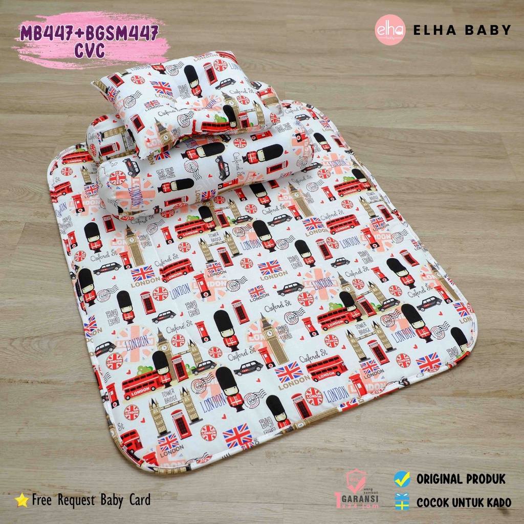 Elhababy Matras Bayi Terlaris Perlak Bayi Kado Bayi Baru Lahir MBG 075 Newborn Baby Kado Bayi-5