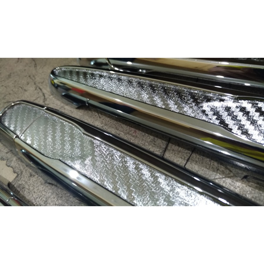 Cover Handle Calya Sigra Avanza Xenia Elegant Karbon Chrome