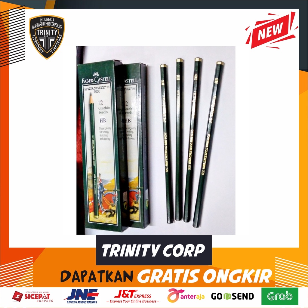 

Pensil Fabercastell HB Per Pack