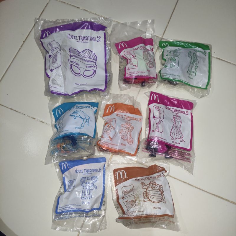 Hotel Transylvania 2 - Happy Meal Mc Donald Donalds McD - Set Figure