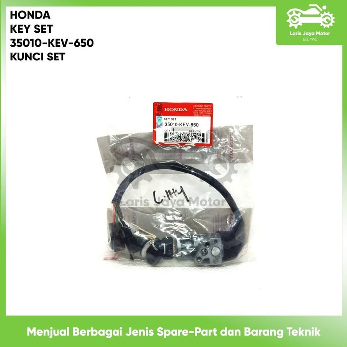 KUNCI KONTAK SET SUPRA, SUPRA FIT 35010 KEV 650 ORIGINAL ASLI HONDA AHM KUNCI KONTAK SATU SET MOTOR 