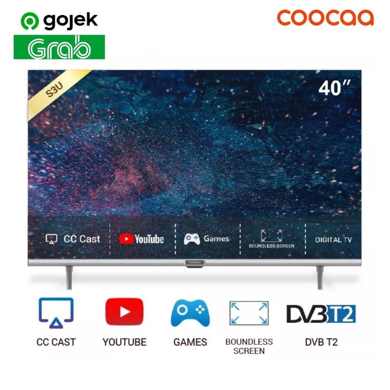 Led Tv Coocaa Coca Cooca Cocaa 40 inch 40inch 40S3U S3U Smart Digital