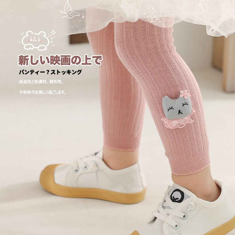 Legging bayi tebal hiasan boneka import baby girl celana leging style korea