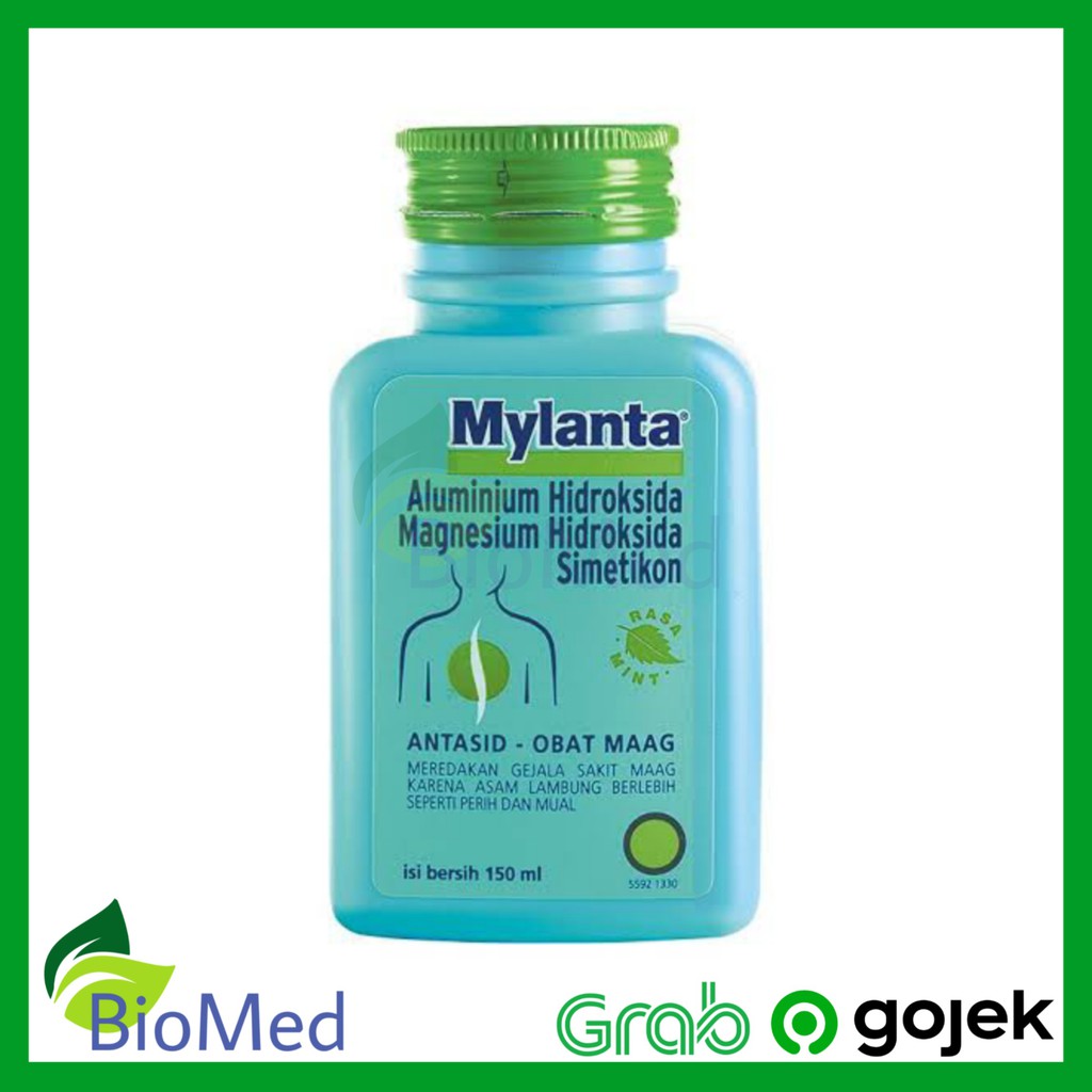 MYLANTA CAIR SIRUP 150 ml - Obat Sakit Maag Lambung Kembung Perut