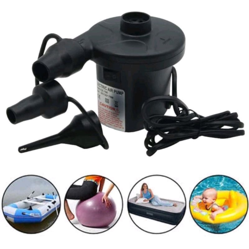 Pompa Angin Listrik Electric Air Pump Pompa Kolam Renang Kasur Angin Vacum Sedot Tiup