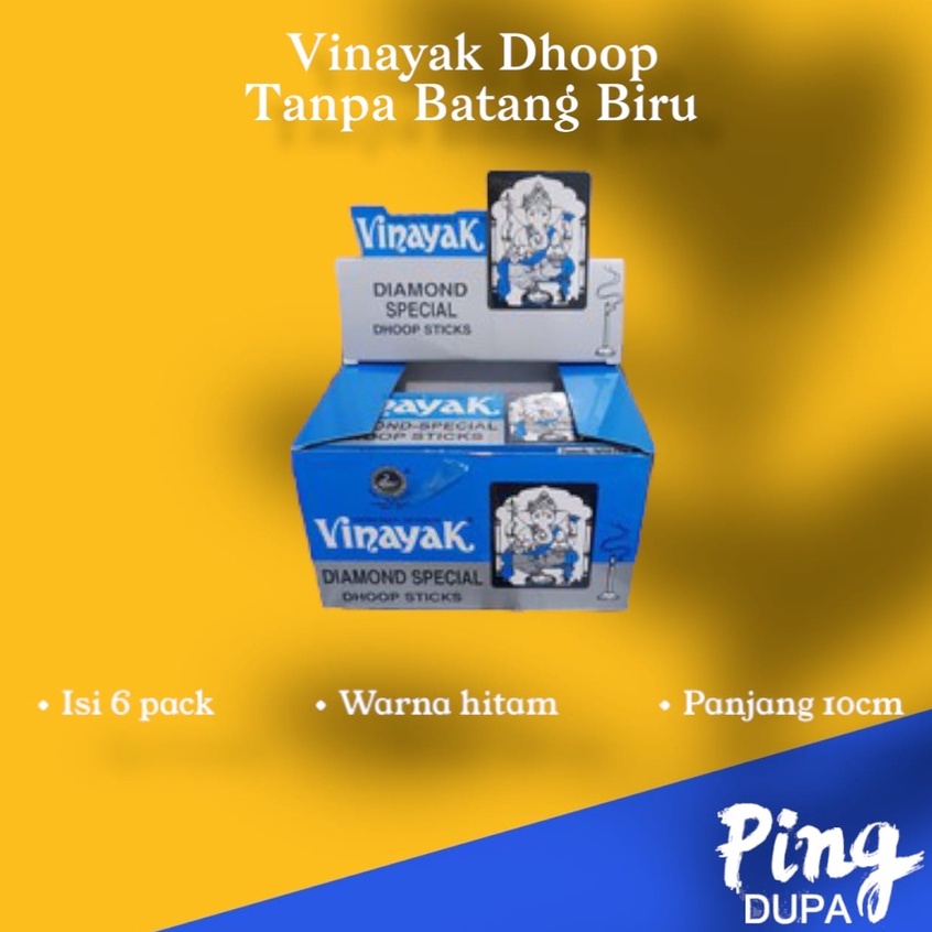 Per Slop Dupa Vinayak Dhoop Tanpa Batang Biru