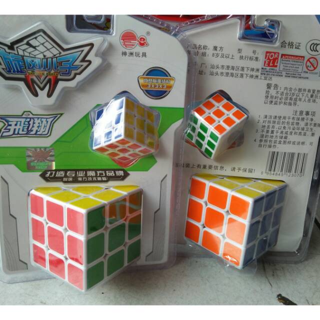 Mainan Rubik 3x3x3 dan Free Rubik Mini 3x3x3