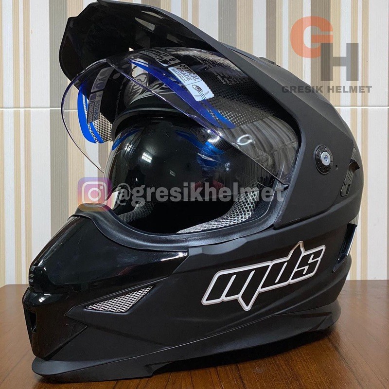 HELM MDS SUPER PRO SOLID | HELM MDS SUPER PRO BLACK MATT | HELM MDS SUPER PRO BLACK DOFF