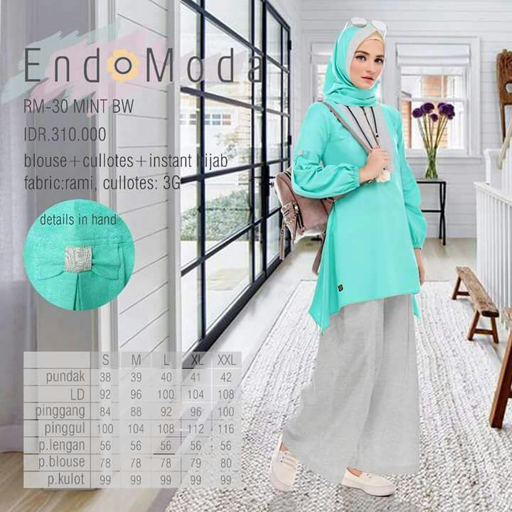 Setelan Kulot Endomoda RM30