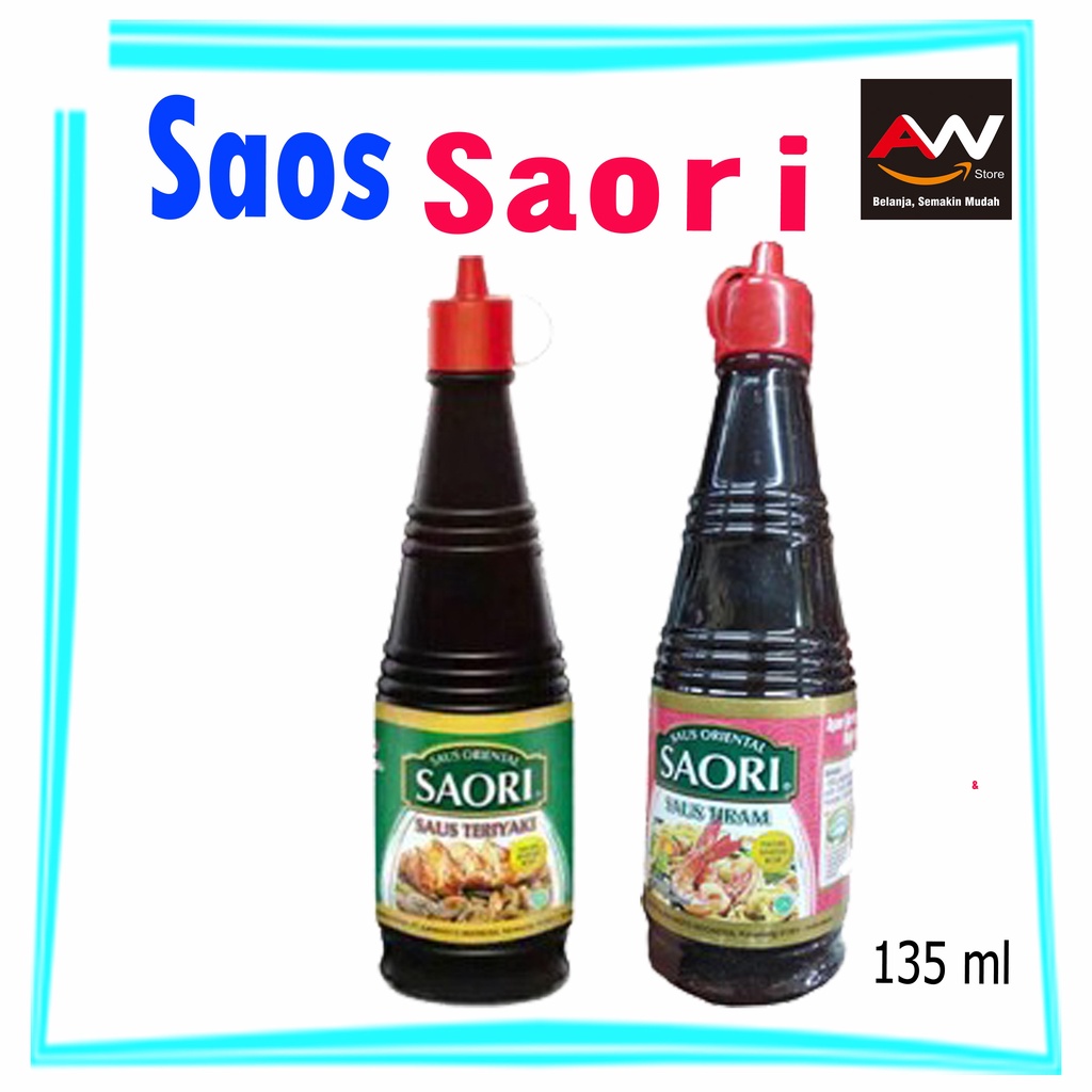 

Saori Saus Tiram 133 ML l Kecap Saori teriaki Saus Oriental l Bumbu Masakan l Makanan l Saus