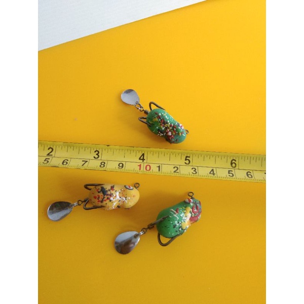 umpan casting katak kecil jump frog umpan mancing ikan gabus