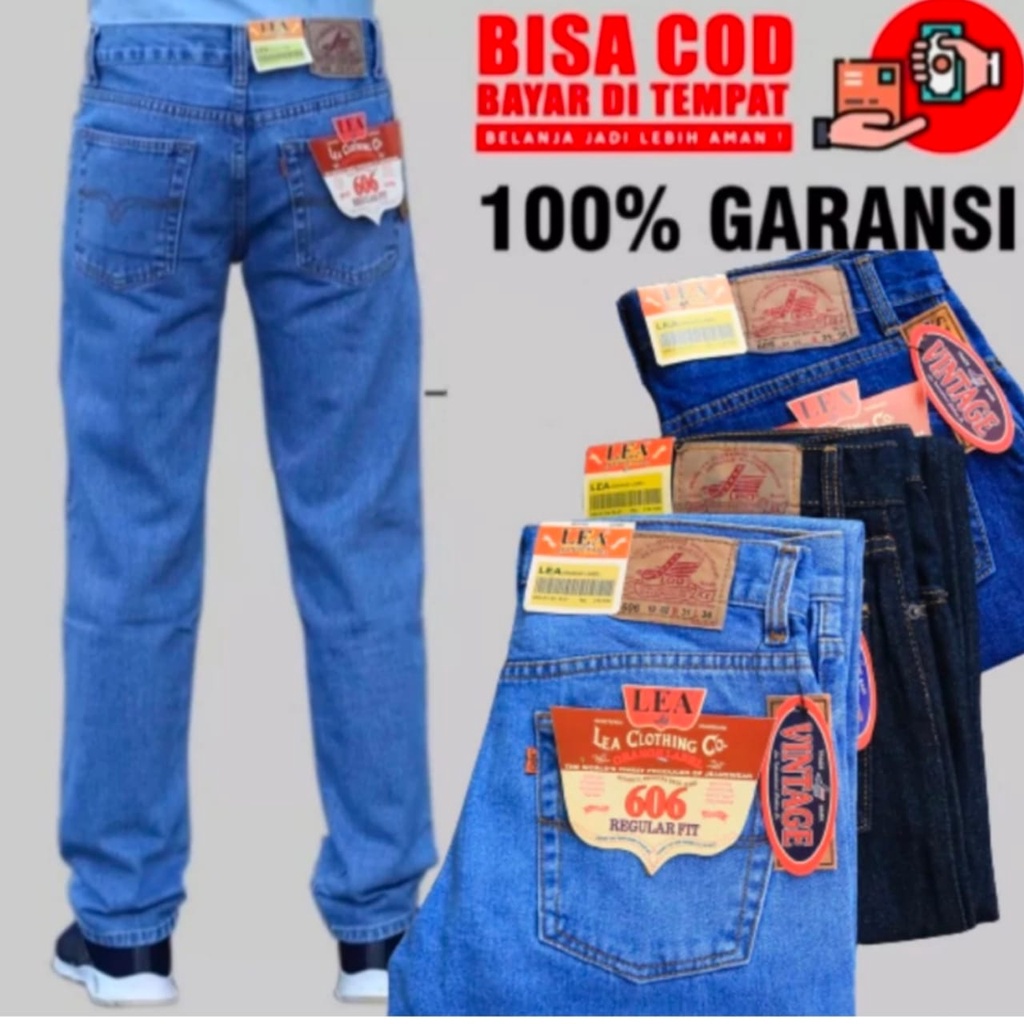 celana panjang pria lea original asli / celana jeans lea pria original asli / celana jeans lea pria 