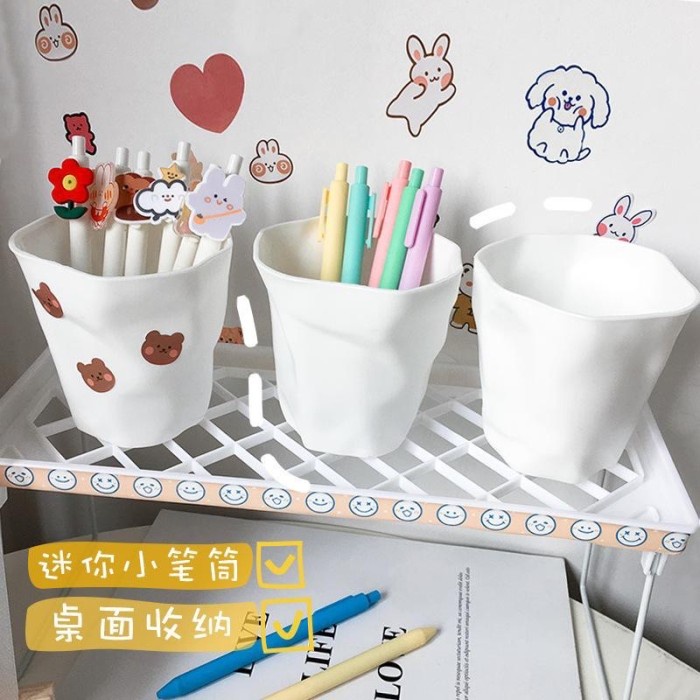 

Nikmati Tabung Pensil Aesthetic Irreguler Organizer Putih Estetik Diskon