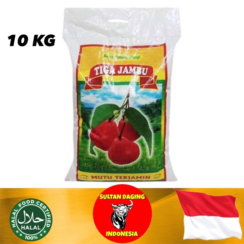 

BERAS TIGA JAMBU 10 KG/ BERAS TIGA JAMBU/ BERAS TIGA JAMBU 10KG/ BERAS TIGA JAMBU PANDAN WANGI/BERAS