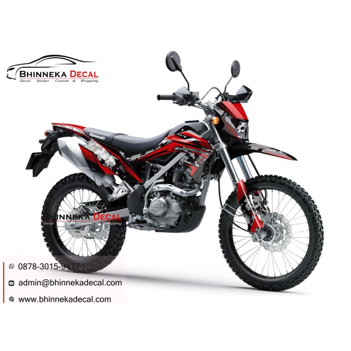 DECAL STIKER KLX BF R Kode 011
