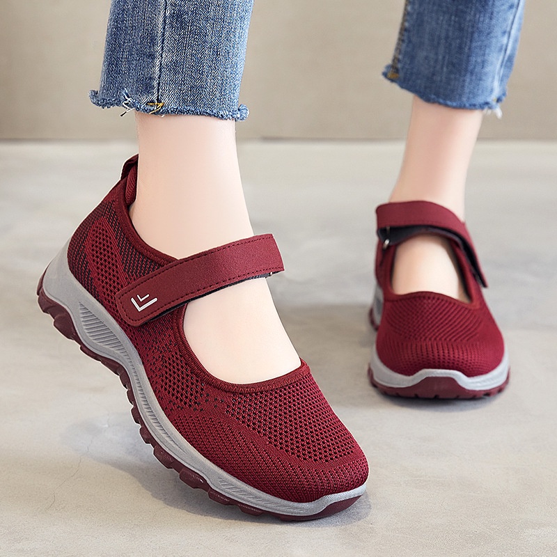 TOPGROSIR LV0174 Sneakers Sepatu Wanita Slop Import Motif L