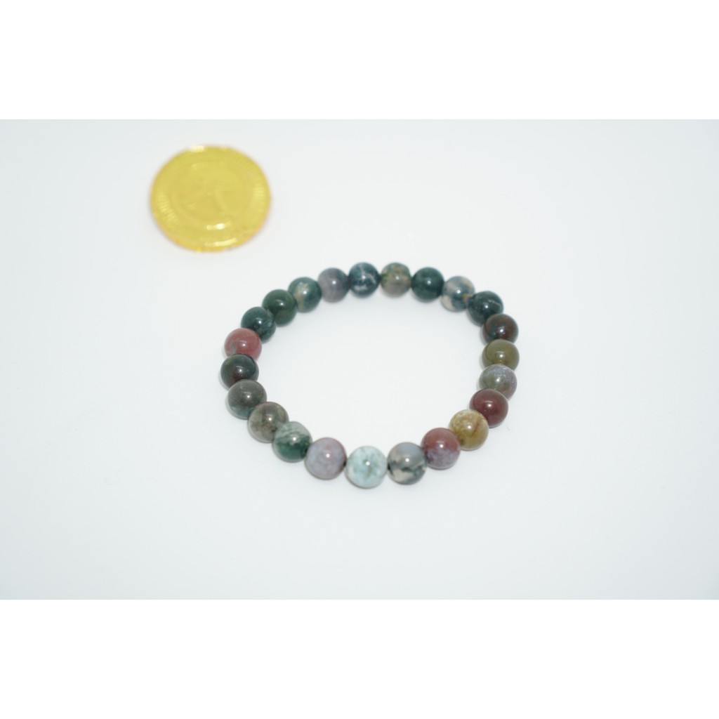 gelang giok hijau indian agate natural kalsedon yoga essential kerajinan grosir beads craft supplier