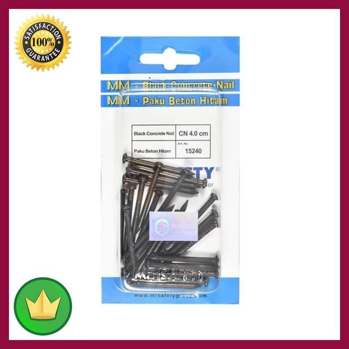 Paku Beton 4 Cm - Hitam onderdil