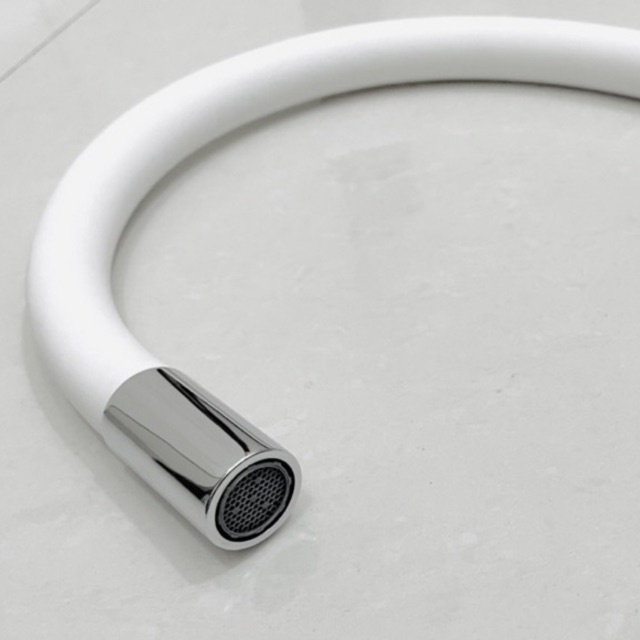 18PT Kran Dapur Kran Angsa Fleksible Bak Cuci Piring Bcp Sink White Flexible