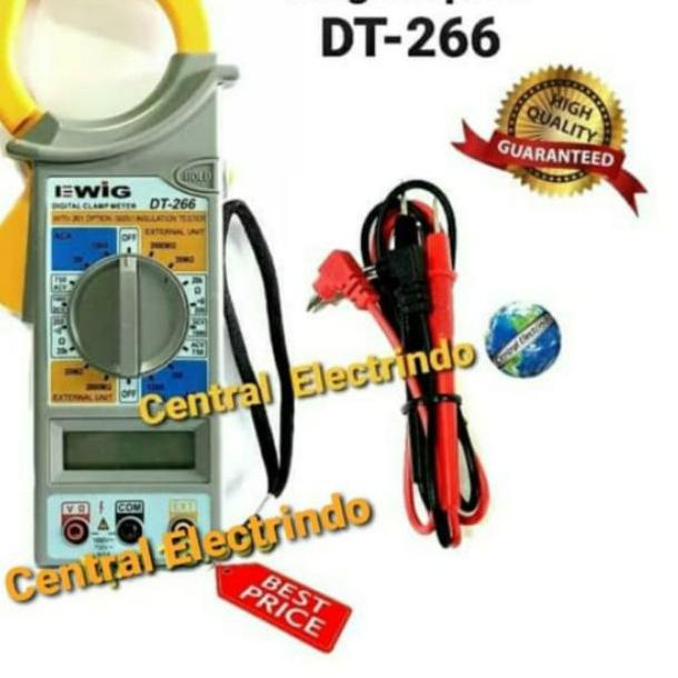 ♪ Tang Ampere Digital WELT/EWIG DT-266/DM6266 Digital Clamp Meter. ℗